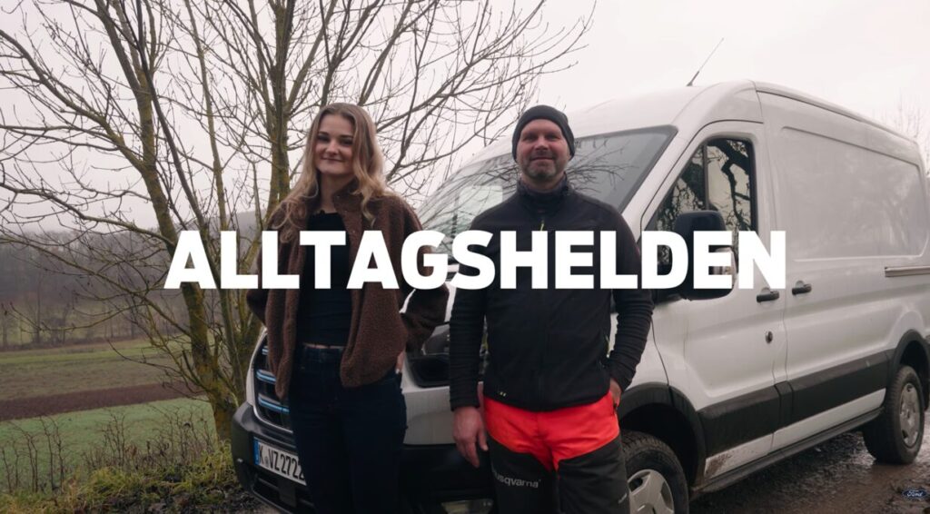 Alltagshelden Drehtag Ford Etransit